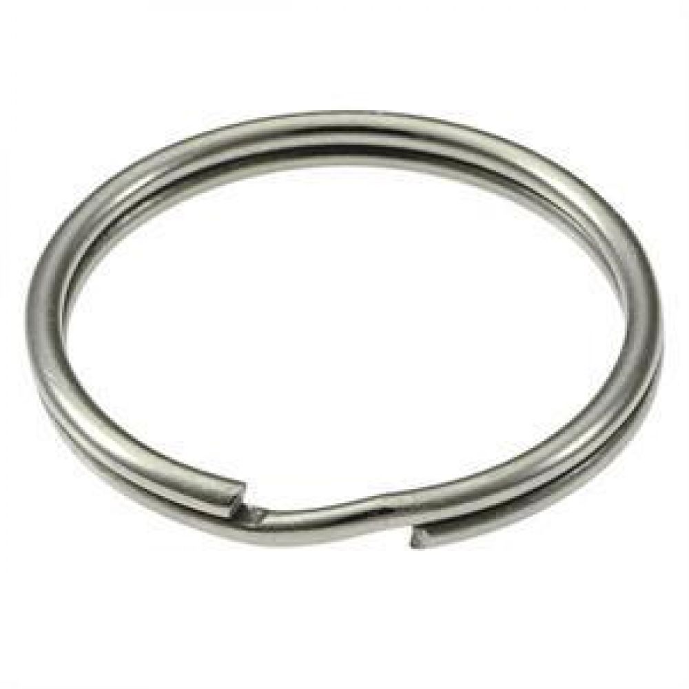 Split Metal Key Ring 1" Diameter Pack of 100 Total ID
