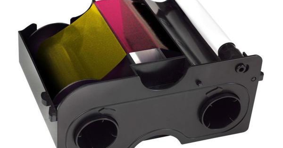 Fargo YMCKO Printer Ribbon 45100 250 Prints DTC4000 Total ID