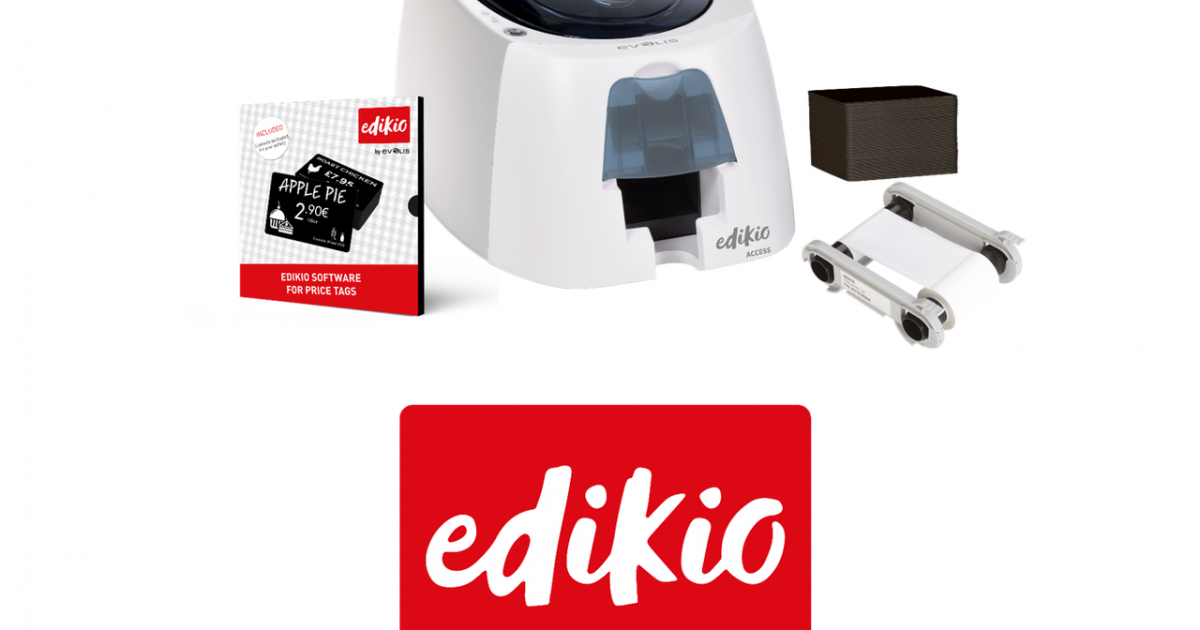 Edikio Access Price Tag Printer Bundle | Total ID