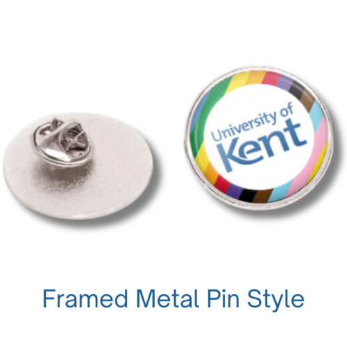 Framed Metal Pin Style