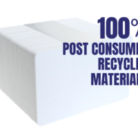 Total-Eco Blank White Biodegradable Plastic Cards BIOpvc® - Pack of 100