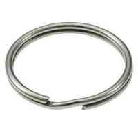 Split Metal Key Ring - 1" Diameter - Pack of 100