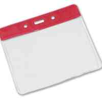 ID Card Coloured Top Vinyl Wallet - Landscape - 100mm x 85mm - Pack of 100