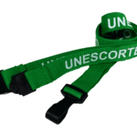 Unescorted Lanyards Plastic Hook  - Green (Pack of 100)