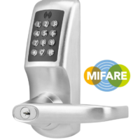 SimpleAccess Mifare KeyInCode 5500 Wi-Fi Smart Lock (Satin Nickel)