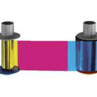 Fargo 84812 YMCKK Full Colour Ribbon with Two Resin Black Resin Panels (500 Prints)