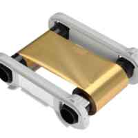 Evolis RCT216NAAA Metallic Gold Monochrome Ribbon (1000 Prints)