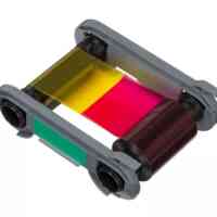 Evolis R7H206NAAA YMCKO-KO Half Panel Colour Ribbon (250 Prints)