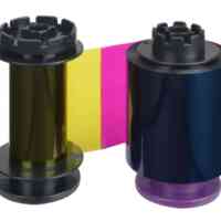 Evolis RT5F014NAA YMCFK Retransfer Colour Ribbon with UV panel (400 prints) 