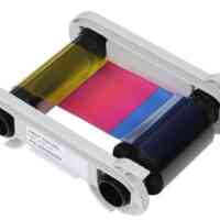 Evolis R5H004NAA YMCKO Half Panel Colour Ribbon (400 Prints)