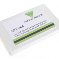 Paxton Net2 692-448 ISO Proximity Cards with Unencoded Magnetic Stripe and Signature Panel - Pack of 10