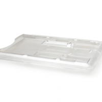 Clear Rigid Enclosed Card Holder - Double Slide - Pack of 100