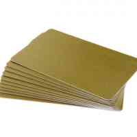 Blank Coloured Plastic Cards - 760 Micron with White Core - Various Colours - Pack of 100
