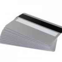 Blank Coloured Plastic Cards with HiCo Magnetic Stripe and Signature Panel - Various Colours - Pack of 100