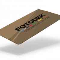 Fotodek Blank Plastic Cards - Solid Coloured Core - Various Colours - Pack of 100