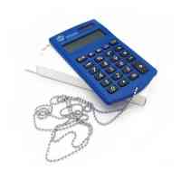 Detectable Pocket Calculator- Blue