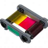 Evolis R6F203E100 YMCKO-K Colour Ribbon (200 Prints)