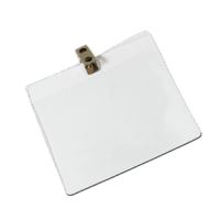 ID Card Vinyl Wallet with Crocodile Clip 106x80mm  - Landscape - Pack of 100