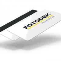 Fotodek Blank Plastic Cards with HiCo Magnetic Stripe - Pack of 100
