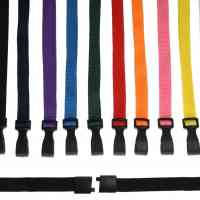 Total-Eco Recycled Plain Lanyard  with Plastic J Clip - Various Colours - Pack of 100