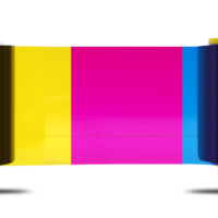 Seaory YMCKO Half Panel Colour Ribbon - 450 prints