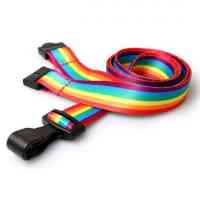 Total-Eco Rainbow Lanyard Plastic Hook - Pack of 100