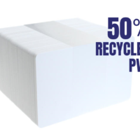 Total-Eco Blank White 50% Recycled PVC Cards (Pack 100)