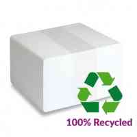 Total-Eco Blank White Recycled Plastic Cards – Pack of 100