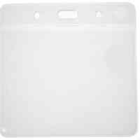 Total-Eco Visitor Pass Vinyl Wallet- 102x80mm - Landscape - Pack of 100