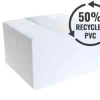 Total-Eco Blank White 50% Recycled PVC Cards (Pack 100)