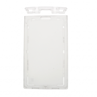 Clear Enclosed Rigid Card Holder - Lockable - Portrait - Pack of 100 (keys must be purchased separately)