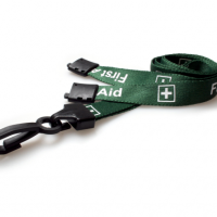 Total-Eco First Aid Lanyard Plastic Hook - Green - Pack of 100