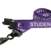 Total-Eco Student Lanyard Plastic Hook - Various Colours - Pack of 100