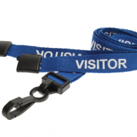 Total-Eco Visitor Lanyard Plastic Hook - Various Colours - Pack of 100