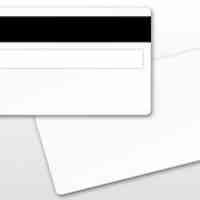 Fotodek Blank Plastic Cards with HiCo Magnetic Stripe and Signature Panel - Pack of 100