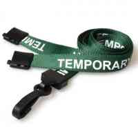 Total-Eco Temporary Lanyard Plastic Hook - Green - Pack of 100