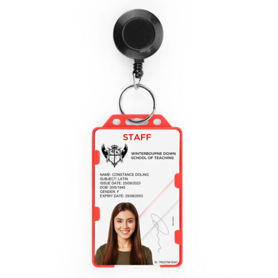 Black ID retractable