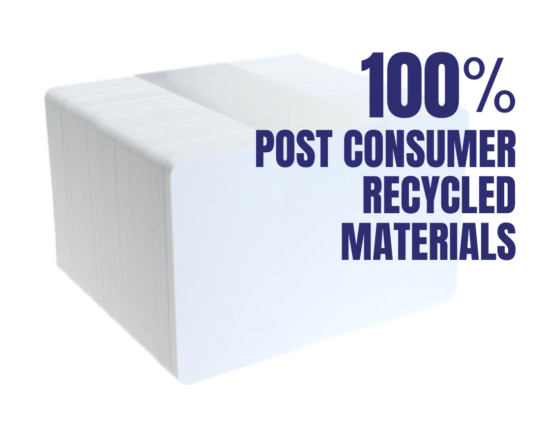 100 Post consumer recycled cards