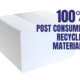 100 Post consumer recycled cards