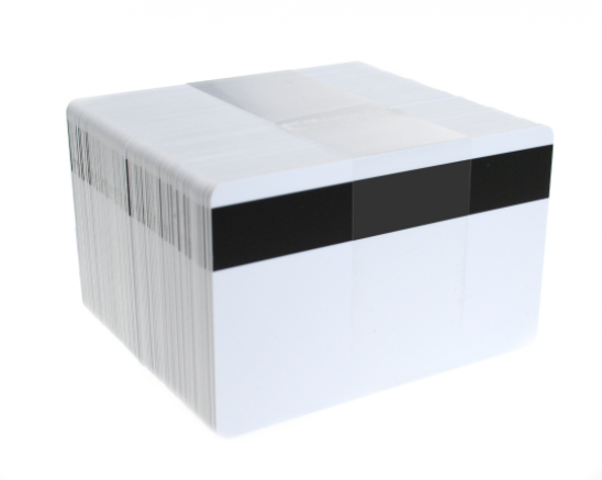 Plain White PVC Cards with LoCo Magnetic Stripe