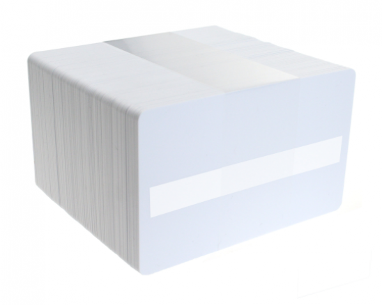 Plain White PVC Cards with Signature Panel