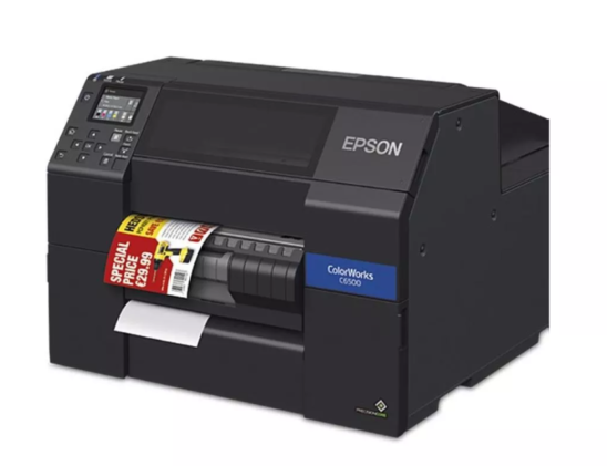 Epson Color Works C6500 AE Gloss Ink Colour Label Printer 1