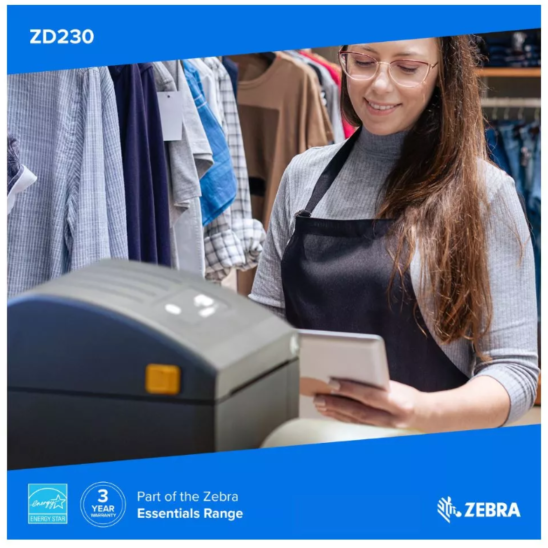 Zebra ZD230 4 Inch Value Desktop Label Printer 7