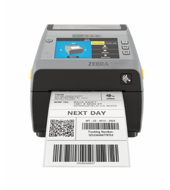 Zebra ZD6 A042 D3 EL02 EZ Thermal Linerless Desktop Printer 2