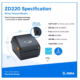 Zebra ZD220 Desktop Label Printer 4