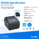 Zebra ZD230 4 Inch Value Desktop Label Printer 4