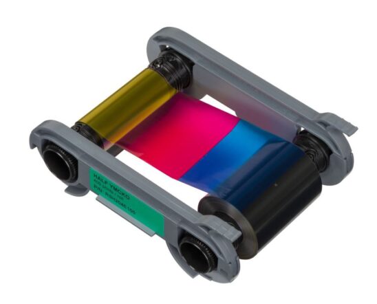Evolis R5 H204 E100 YMCKO Half Panel Colour Ribbon 400 Prints