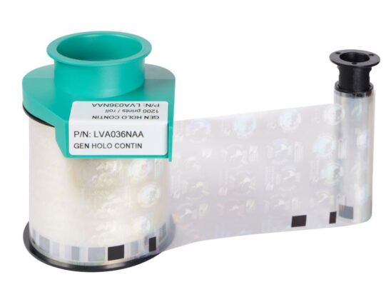 Evolis LVA036 NAA Continuous Varnish Holo Ribbon 1200 prints
