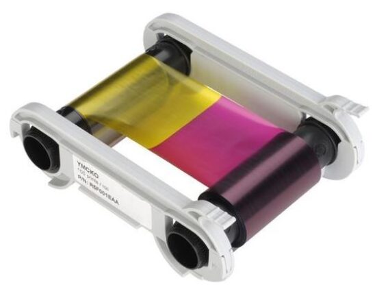 Evolis R5 F024 NAA YMCKO Colour Ribbon 100 Prints