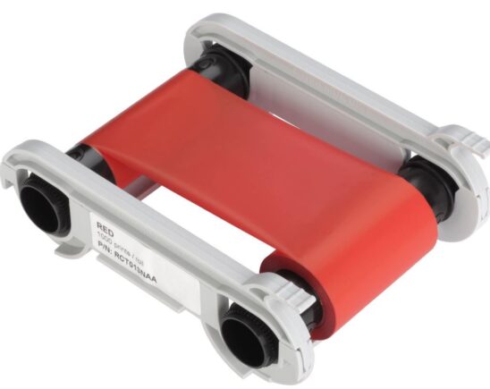 Evolis RCT013 NAA Red Monochrome Ribbon 1000 Prints